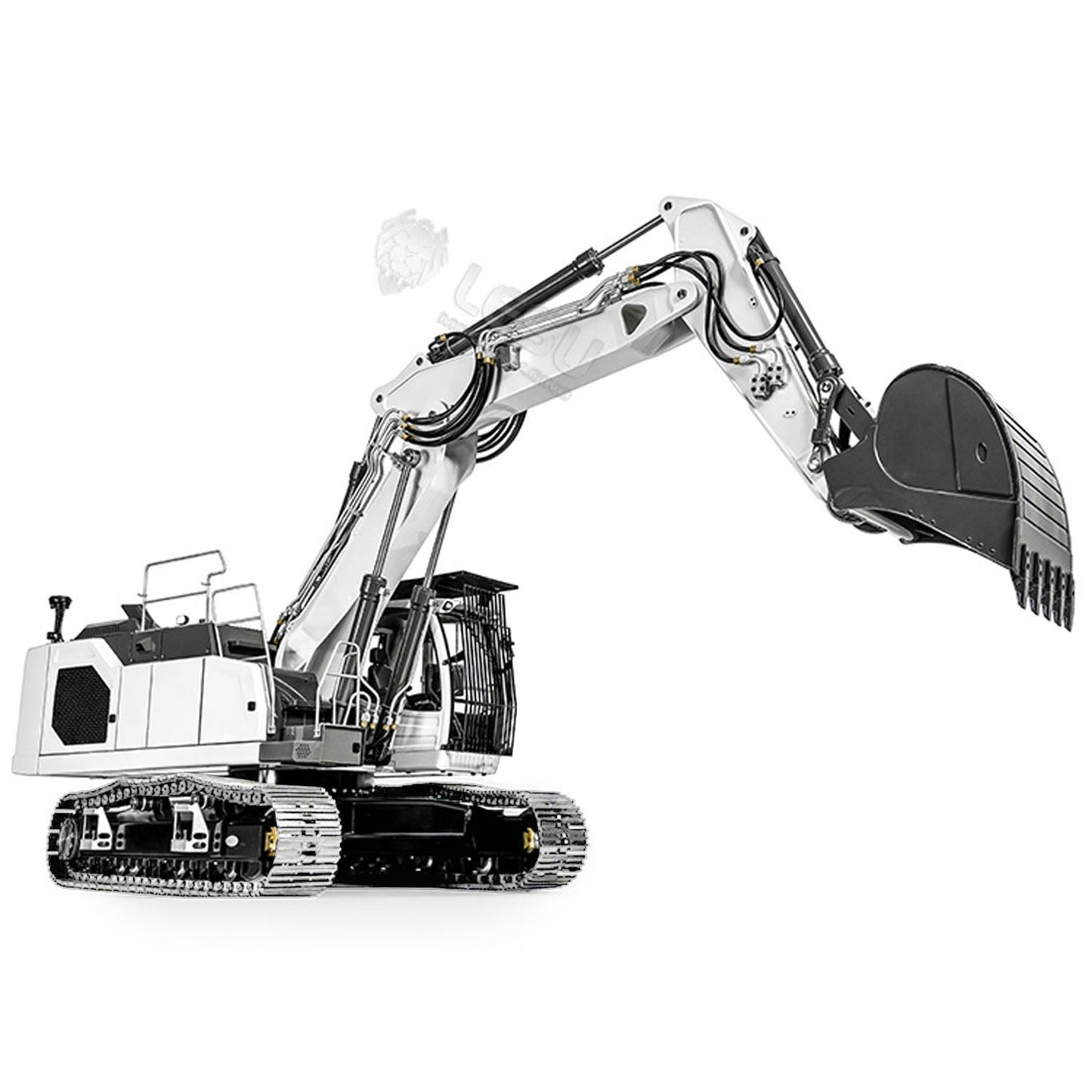 LESU LR945 1/14 3-arm RC Hydraulic Equipment Metal Excavator Remote Control Digger Electric Vehicle Kits PNP RTR Optional Versions