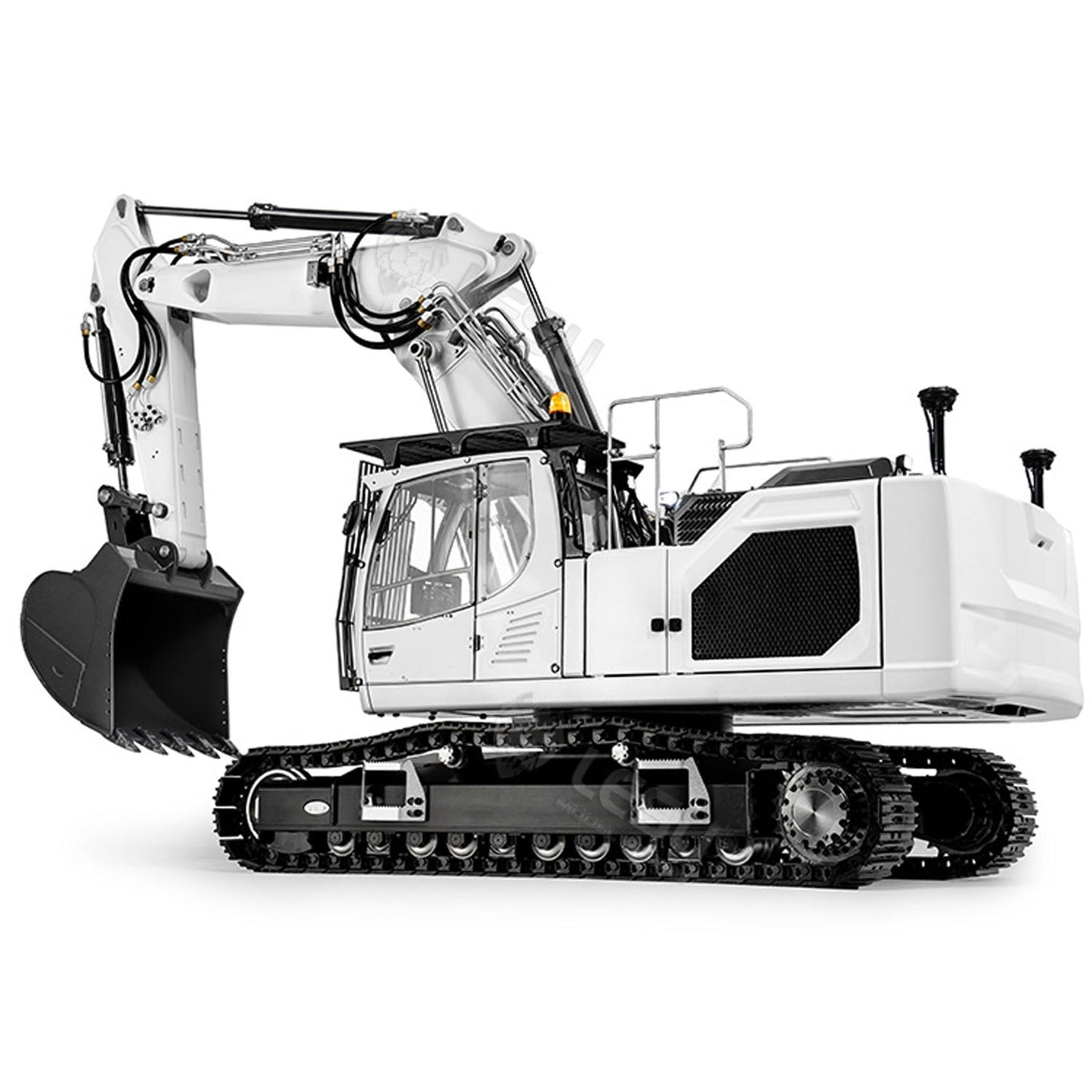 LESU 1/14 Aoue-LR945 3-Arm RC Hydraulic Digger Metal Radio Controlled Excavator Painted Assembled PNP Hobby Model Light System