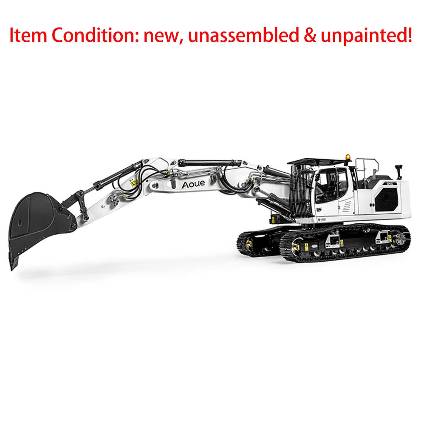 LESU 1/14 3-arm LR945 RC Hydraulic Excavator Remote Control Digger Heavy-duty Electric Hobby Model Kits Unpainted Unassembled