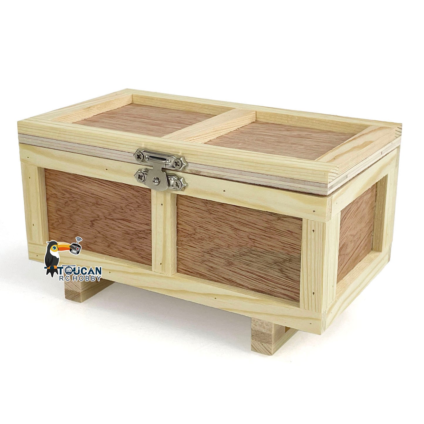 (Free to get shipping fee only! )Wooden Box Model for 1/14 1/12 RC Truck Hydraulic Forklift Construction Vehicles