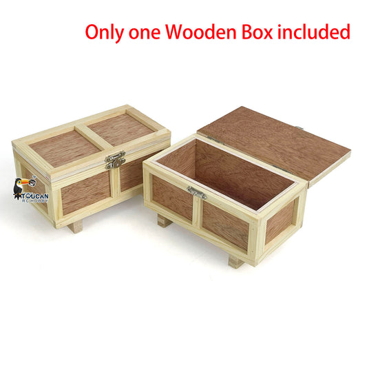 (Free to get shipping fee only! )Wooden Box Model for 1/14 1/12 RC Truck Hydraulic Forklift Construction Vehicles