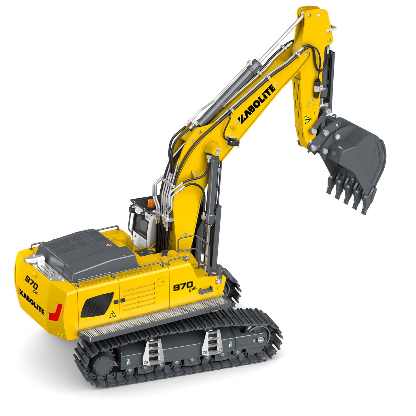 KABOLITE 1/18 K962 100S Remote Control Hydraulic Excavator RC Digger Electric Claw Ripper Hammer Construction Car Machine Toys