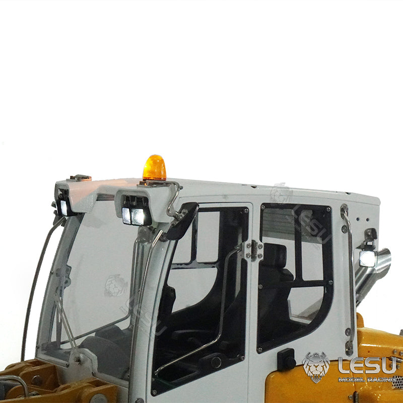 LESU 1/14 Metal 636 Hydraulic Tracked 2CH Valve RC Assembled and Painted Loader PL18EVLITE Radio Light Sound System Motor