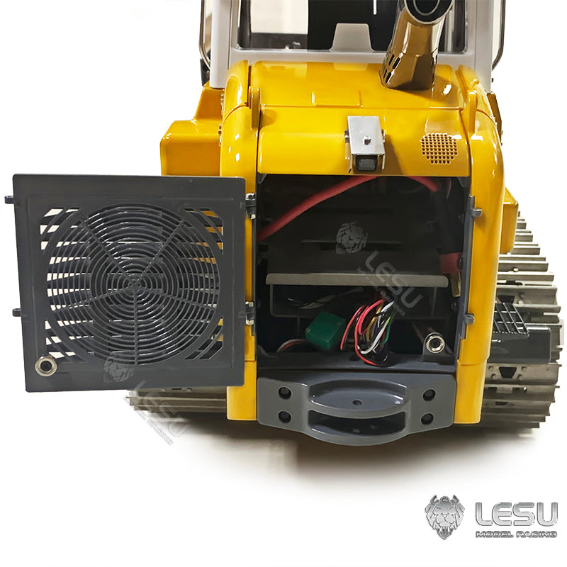 LESU 1/14 Metal 636 Hydraulic Tracked 2CH Valve RC Assembled and Painted Loader PL18EVLITE Radio Light Sound System Motor