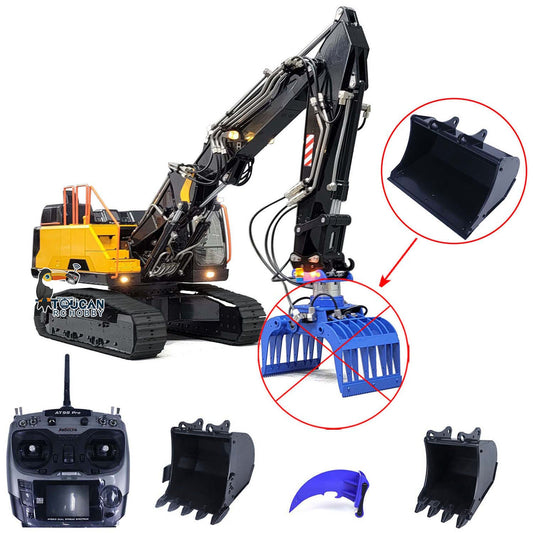 1/14 MTMODEL EC380 3 Arms Metal Hydraulic Tracked RC Excavator Assembled and Painted Construction Vehicle Heavy Digger Machine