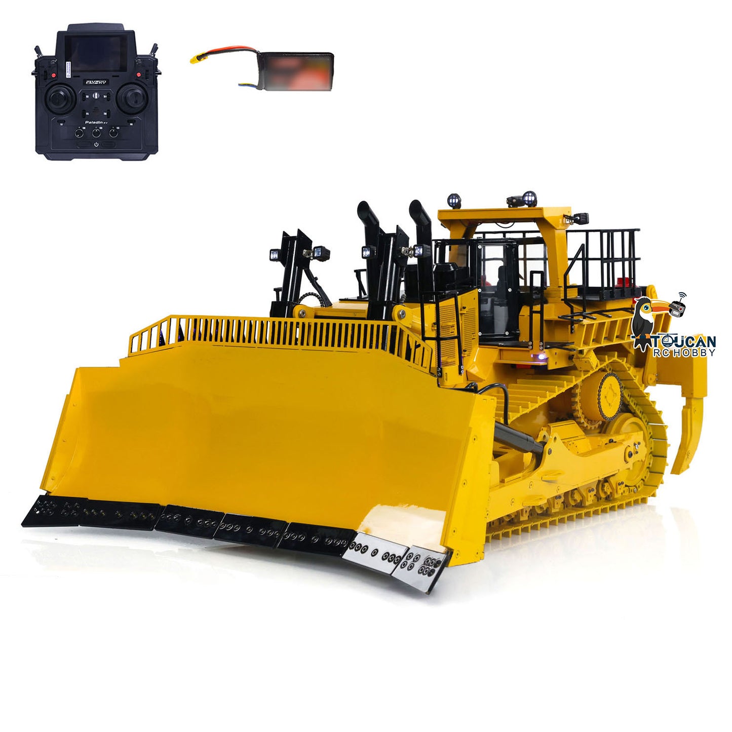 1/14 RC Hydraulic Metal Dozer D11T Paladin PL18EV Remote Control Bulldozer Model