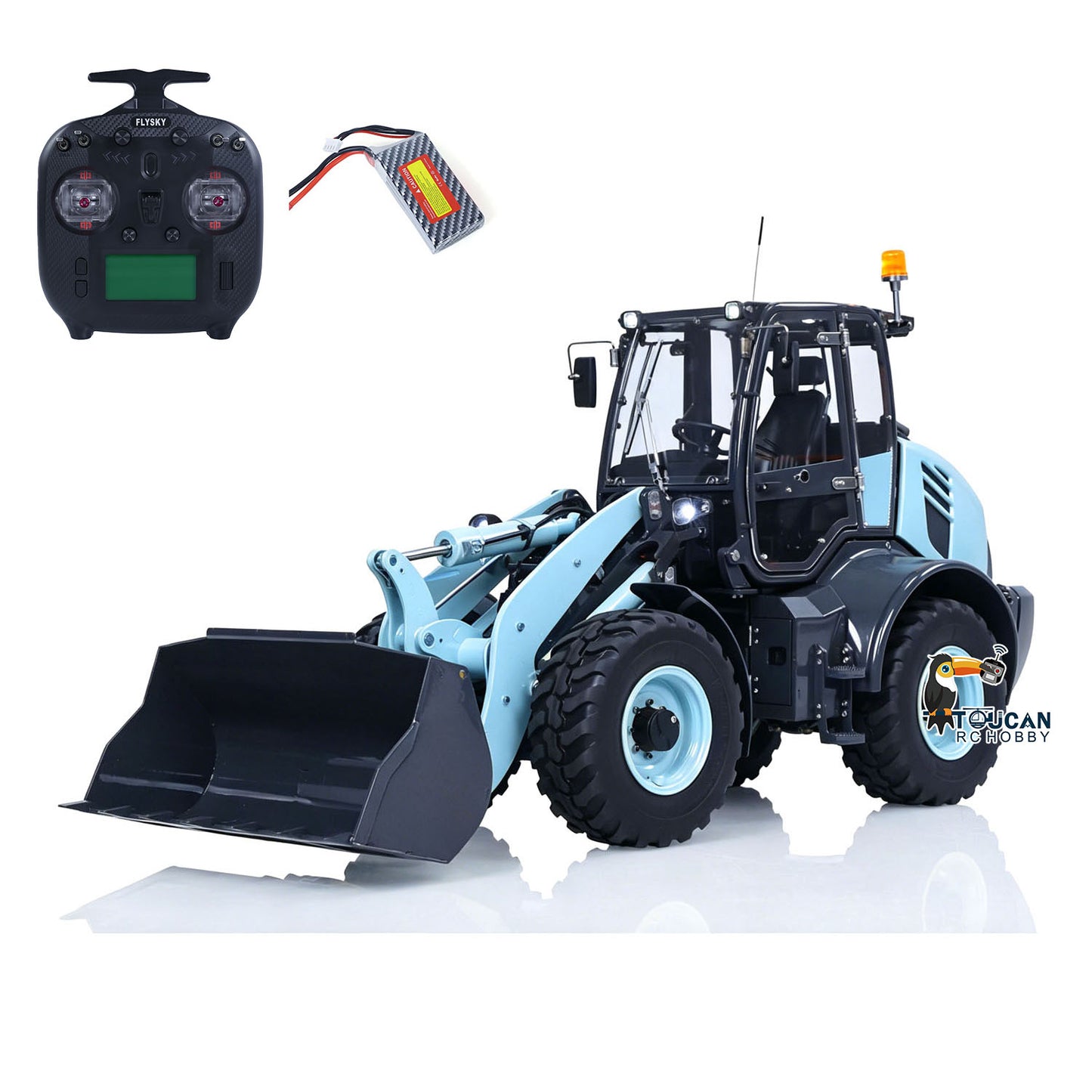 Metal LESU 1/14 RC Hydraulic Loader Aoue WA100M-8 4X4 RTR Remote Control Construction Vehicle Axle Differential Lock Sound Light ST8 Radio Engineering Machine