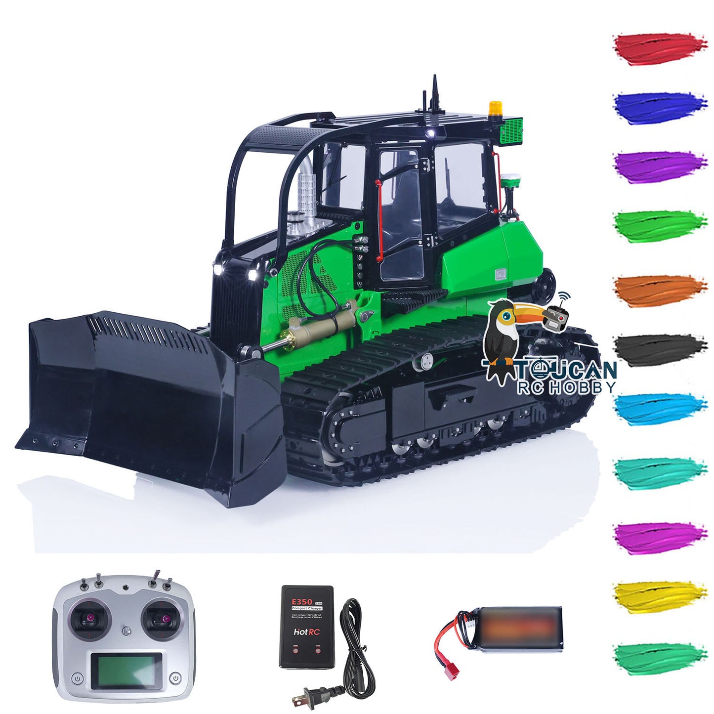 LESU 850K Metal 1/14 RC Hydraulic Bulldozer Remote Control Construction Vehicle Hobby Model DIY RTR Painted and Assembled Car