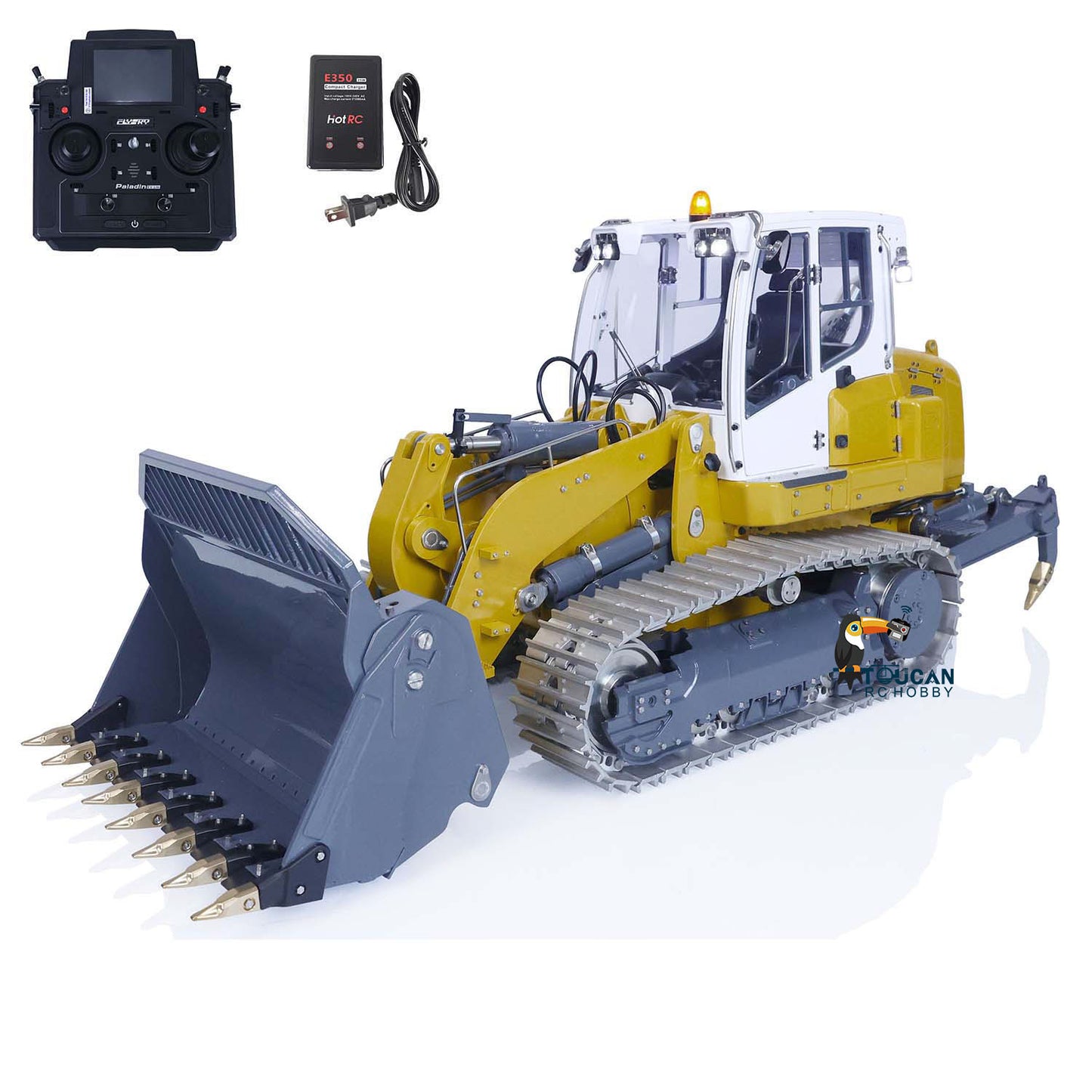 LESU 1/14 Metal RC Painted Loader for 636 Radio Controller Construction Vehicles W/ Sound Light Hydraulic System Decal