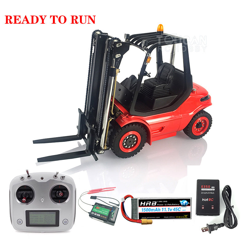 LESU 1/14 Hydraulic RC Forklift Truck Radio Control Transfer Car RTR Assembled and Painted Truck ESC Servo Motor Light Sound