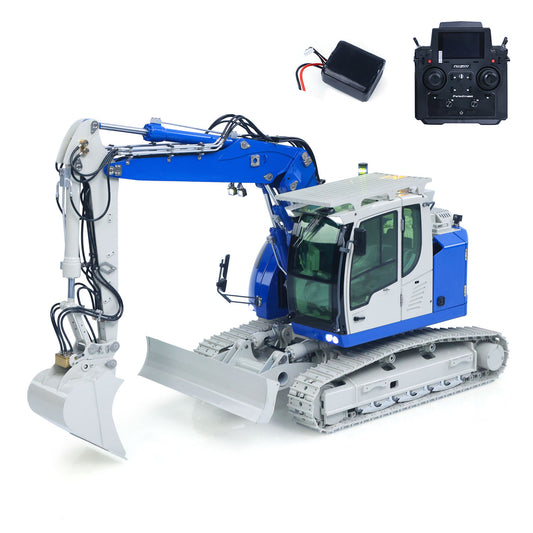 LR914 PRO MAX Metal 1/14 RTR RC Hydraulic Excavator Remote Control Digger Construction Car 8ways Valve PL18EV LITE Radio Battery Engineering Vehicle