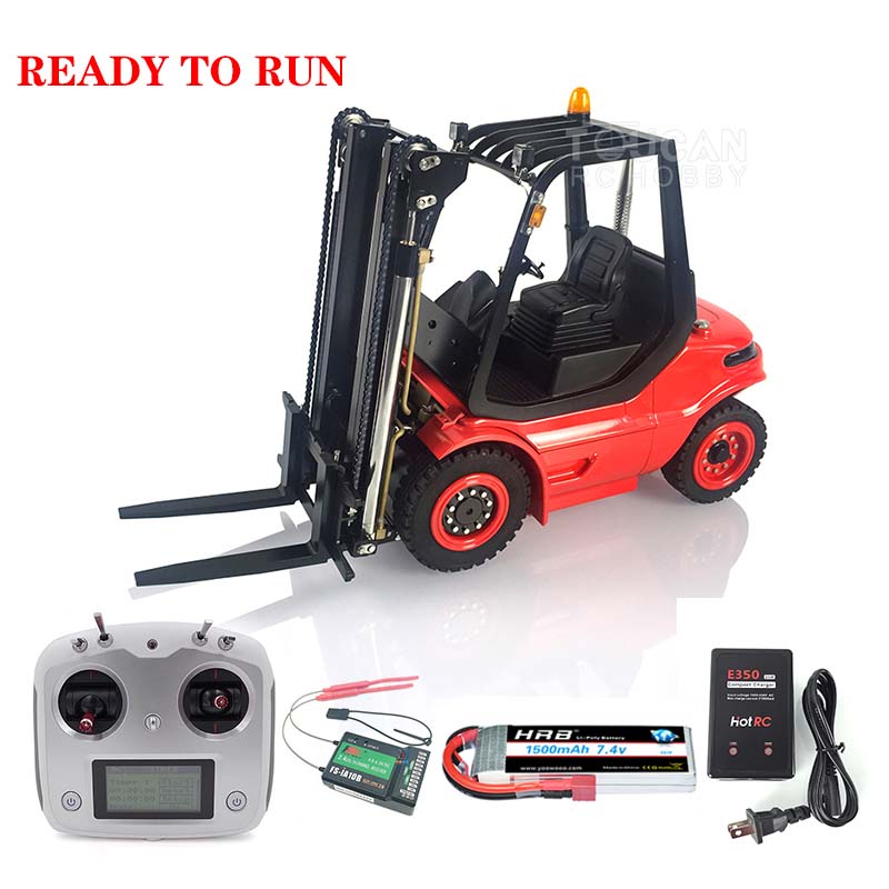 LESU 1/14 Hydraulic RC Forklift Truck Radio Control Transfer Car RTR Assembled and Painted Truck ESC Servo Motor Light Sound