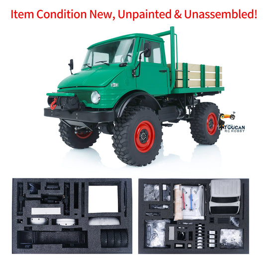 LESU 1/10 U406 RC Off-Road Vehicles for 4x4 Truck Remote Control Climbing Car Hobby Model DIY Vehicle 433x238x248mm