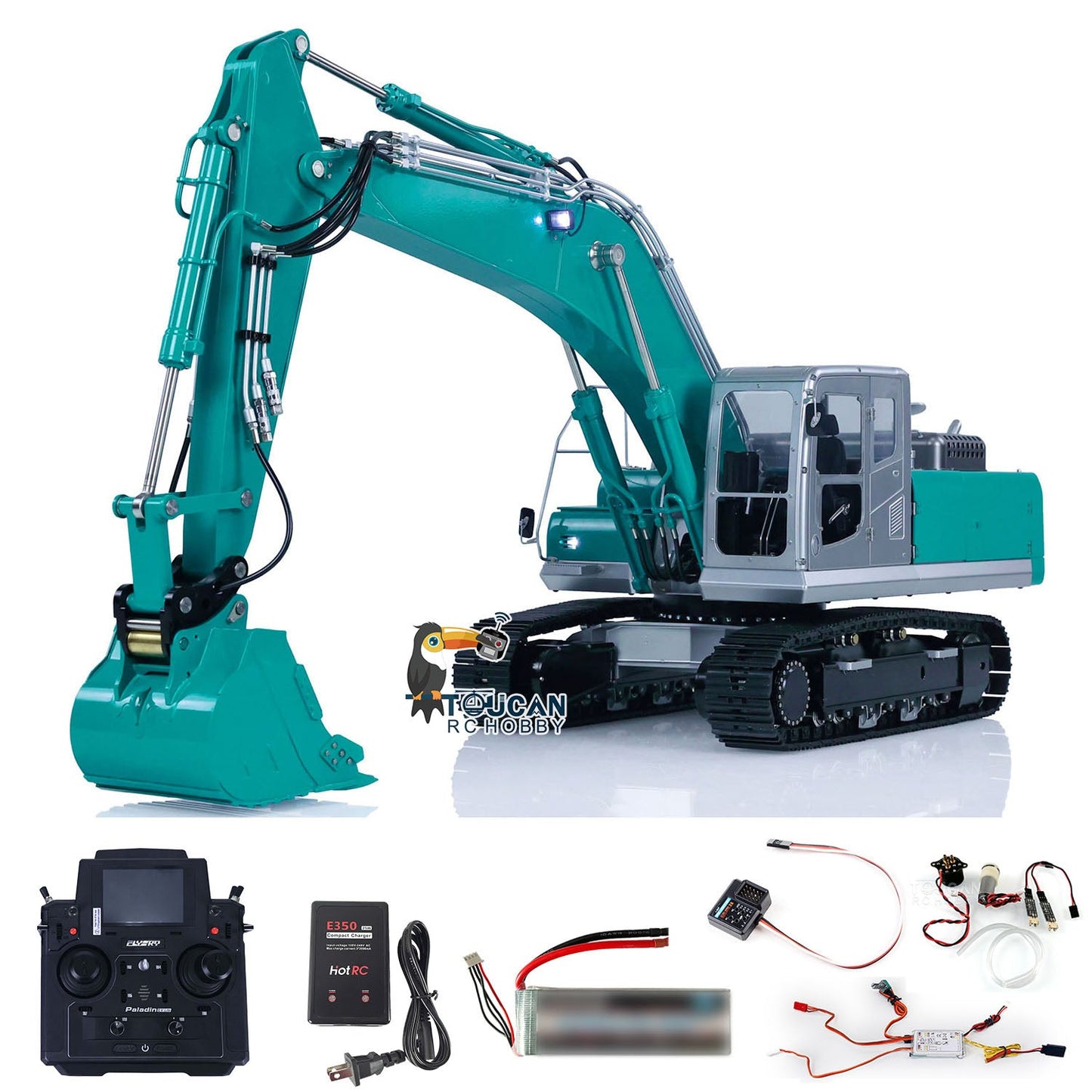 LESU 1/14 PC360 RC Hydraulic Excavator PL18EV Lite Remote Control Digger Assembled Painted Hobby Model DIY RTR PNP