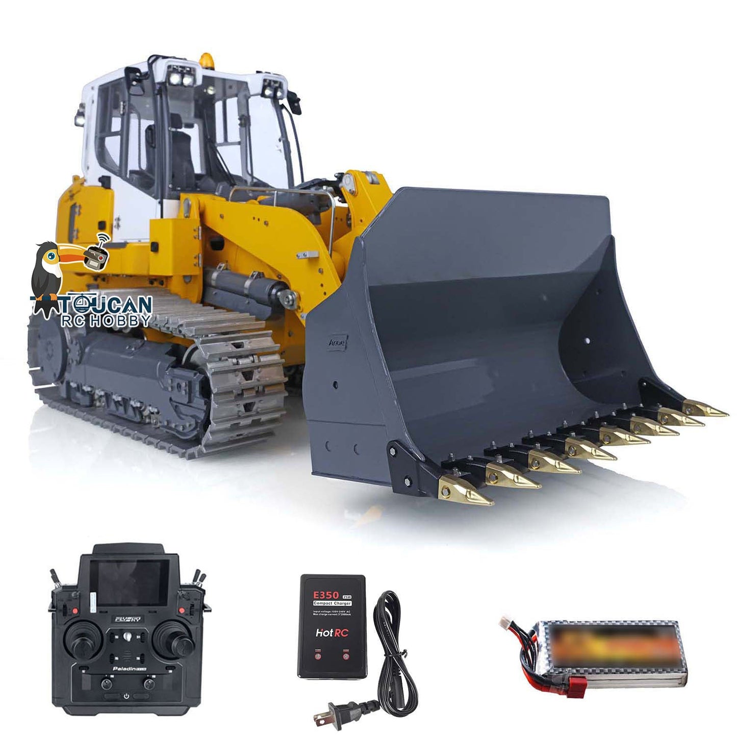 LESU Metal 636 1/14 RC Hydraulic Tracked Loader RTR Remote Control Loaders Simulation Model PL18EV Lite ESC Servo Motor