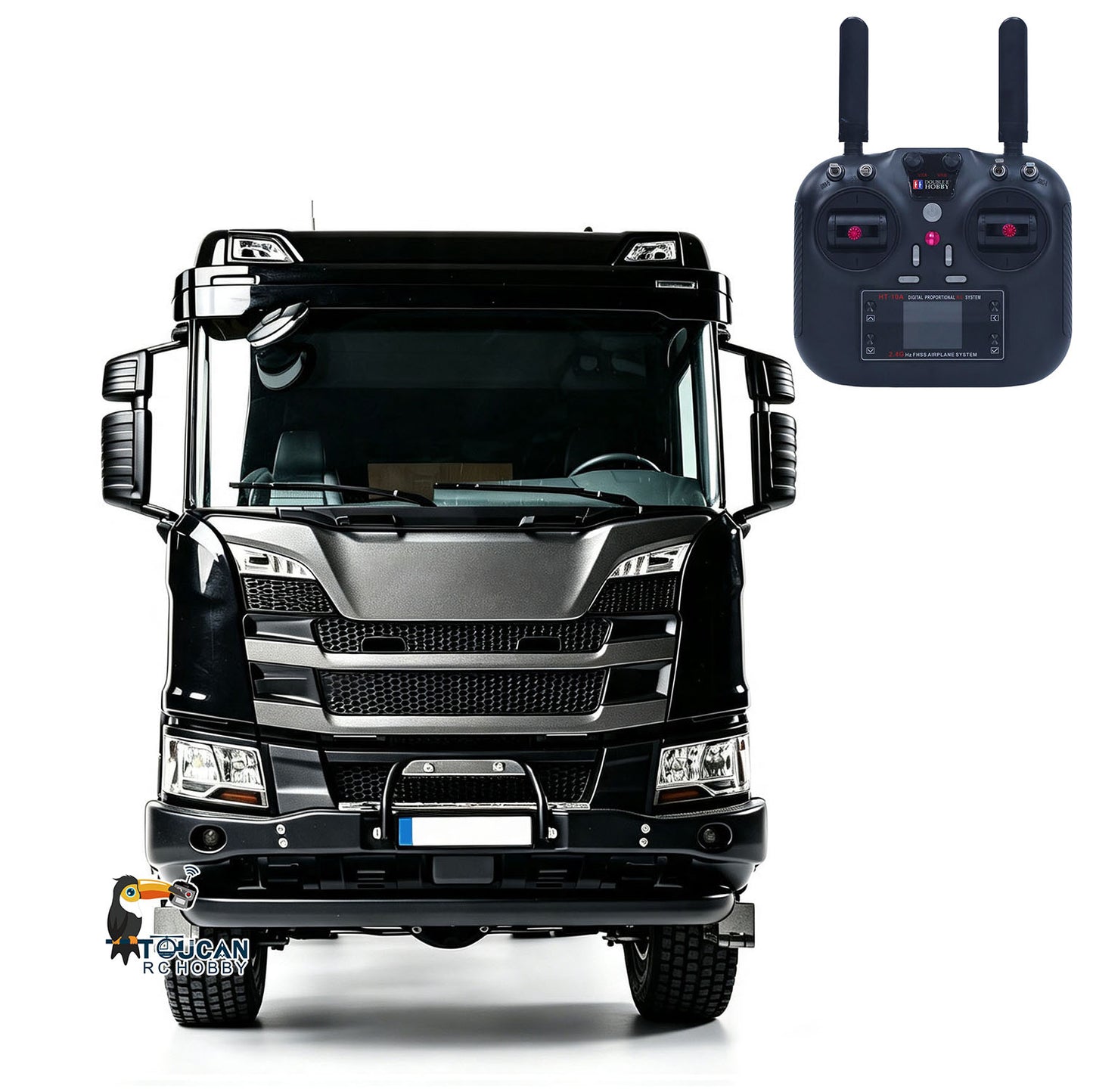 Double E E022 2Speed 4x4 1/14 Electric Screw RC Dump Truck 500G RTR Tipper Magnetic High Roof Full Metal Axle Radio Battery