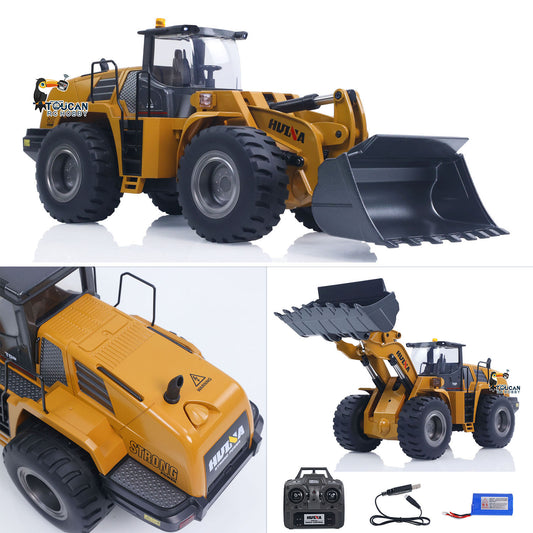 1/14 HUINA Toys 2.4G Radio Controlled Loader 1583 Electric Lifting System Lights Sound RC Construction Vehicles Assembled