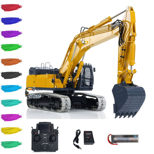 1/14 LESU Hydraulic RC Excavator AOUE-SK500 RTR Control Engineer Vehicles Model