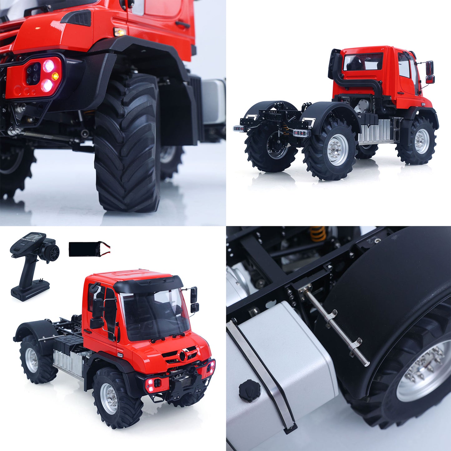 RTR 4X4 1/14 Remote Control Rock Crawler U535 Lite RC Off Road Vehicle 2Speed Transmission Metal Chassis Differential Locks Lights Sounds Battery