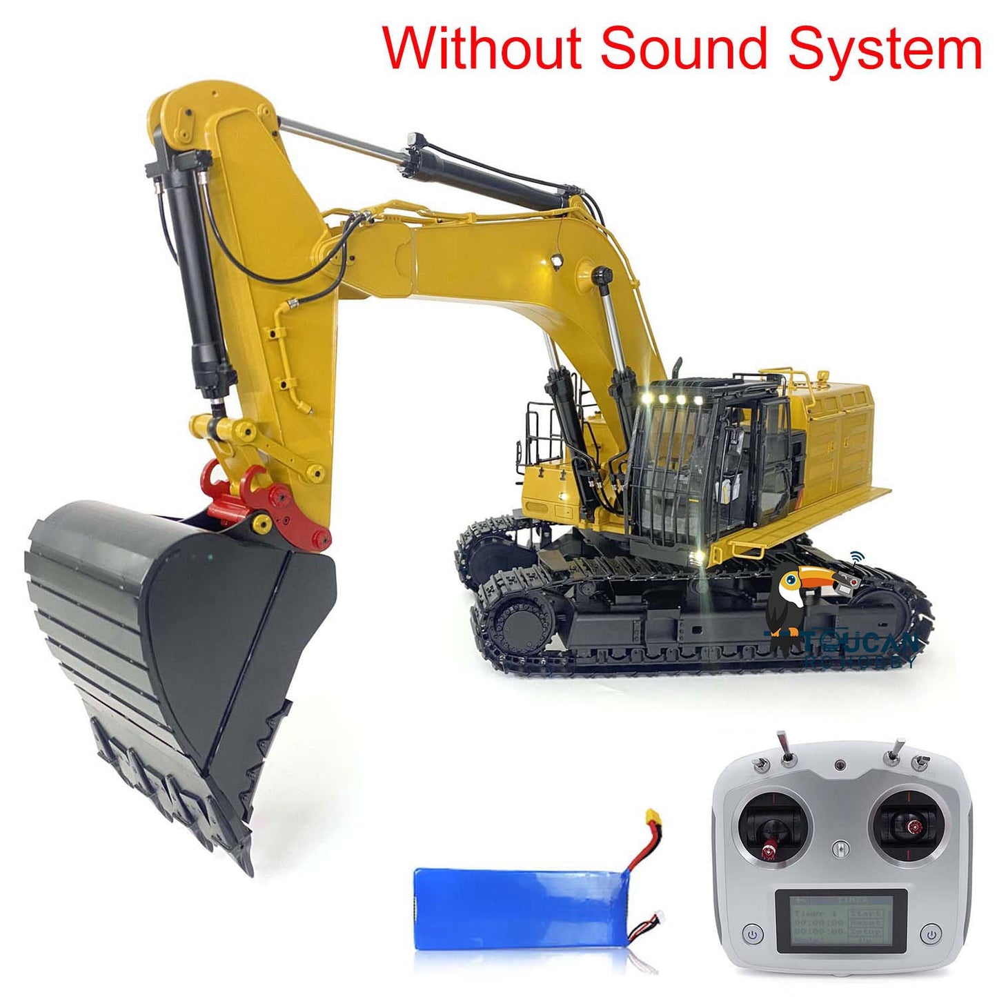 Metal 1/14 374F Hydraulic RC Excavator Remote Control Engineering Vehicles Electric Machine Trucks I6S ESC Motor Servo Hobby Model