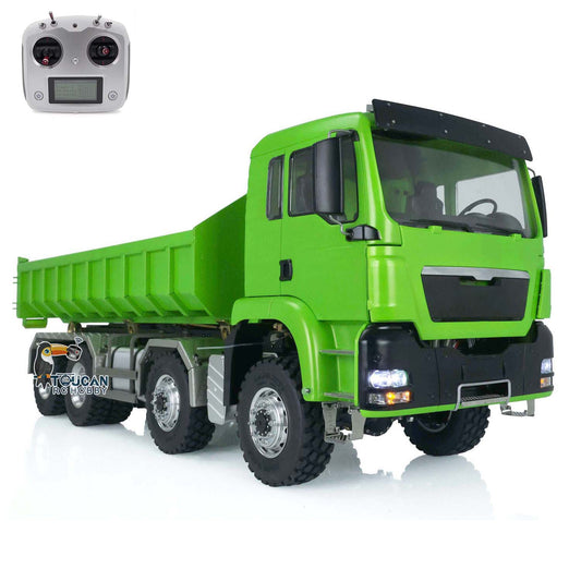 LESU 1/14 RC Hydraulic Dumper Truck 8x8 for TGS Roll On/Off Tipper Car Model