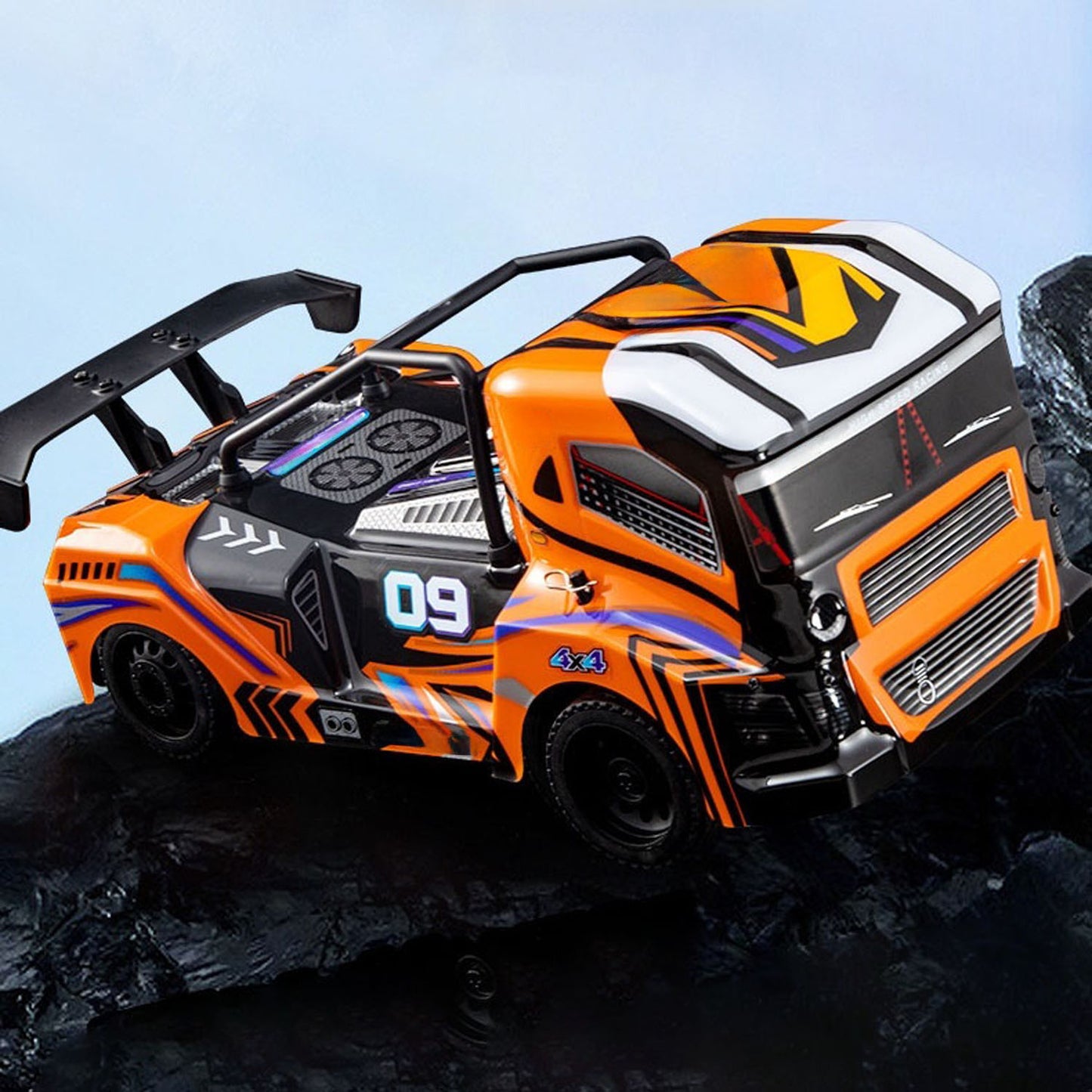 US STOCK 12.6 Inches PVC Shell SCY 16304 1/16 AWD Remote Control Drift Car RC Model Vehicle 380 Brushed Motor 30A ESC Ball Bearing RTR