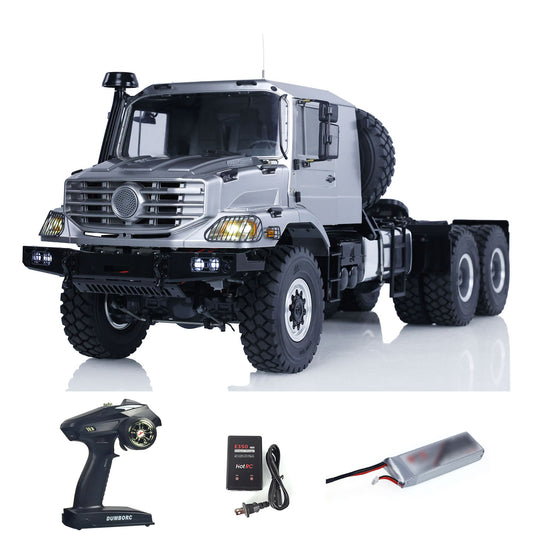 US STOCK 1/14 6x6 RC Off-road Tractor Truck JDModel Remote Control Car Differential Axles