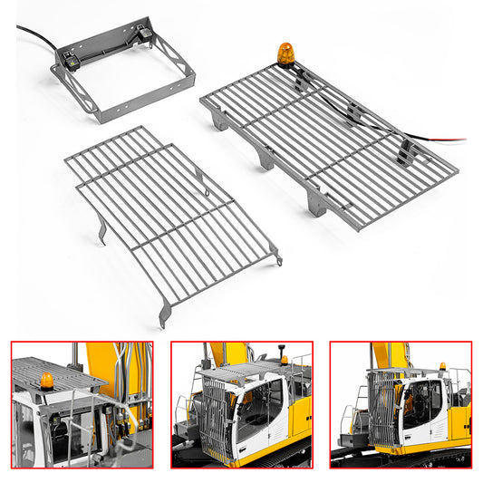 1/14 Cab Guardrail Lighting LED Lamp for LESU RC Hydraulic Excavator LR945 Remote Control Construction Vehicle DIY Modle Parts Engineering Car