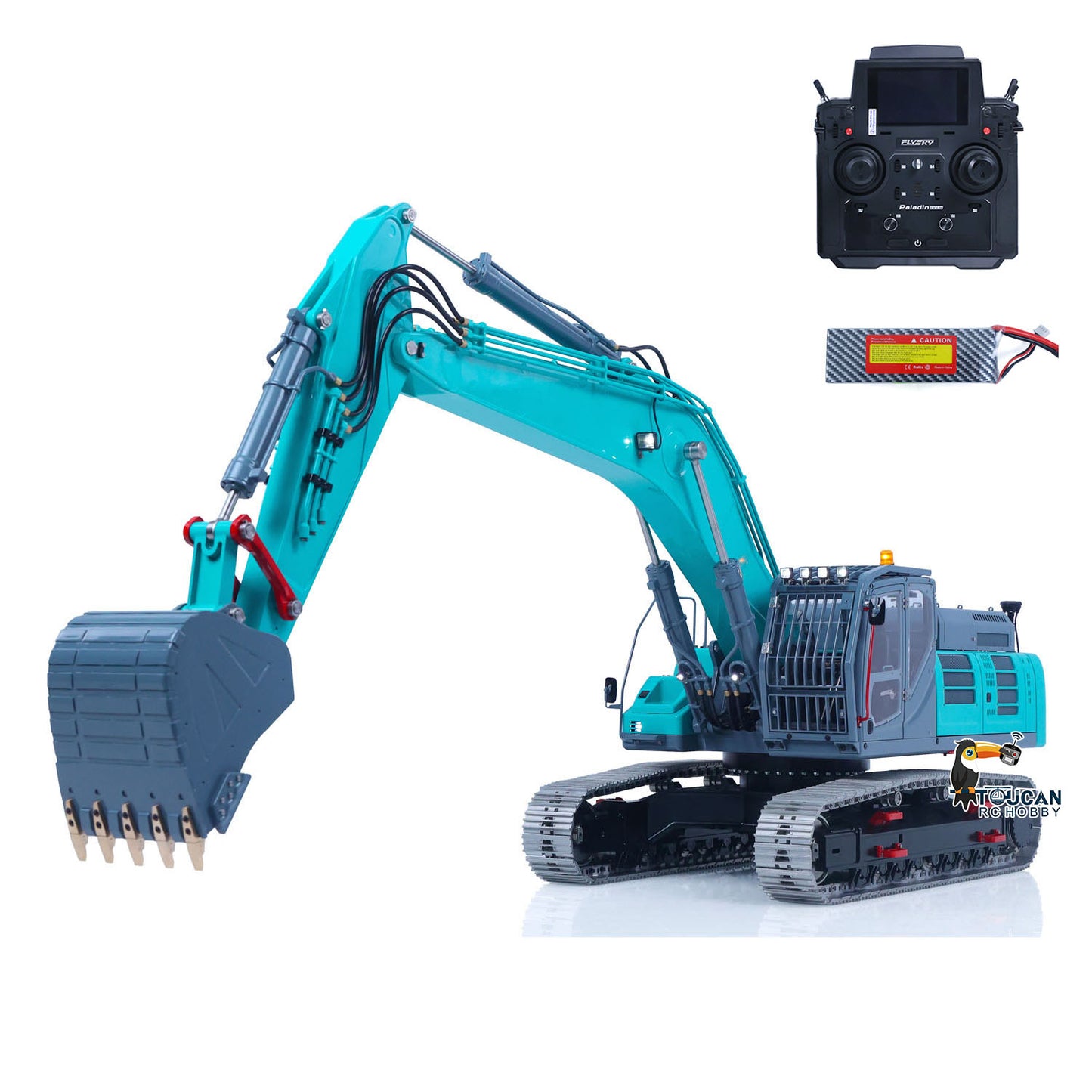 LESU 1/14 RC Metal Hydraulic Excavator SK500 RTR Remote Control Digger Model 6CH Valve 3MAP Pump Relief Valve PL18EV Lite Radio