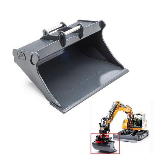 Metal Wide Bucket for LR914 PRO MAX 1/14 Hydraulic RC Excavator Remote Control Digger Construction Machine Flysky Radio Battery Engineering Vehicle