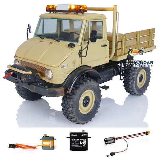 LESU 1/10 Scale 4*4 RTR UM406 RC Off-Road Vehicles Remote Controlled Crawler Trucks Brushless Motor ESC Painted Assembled