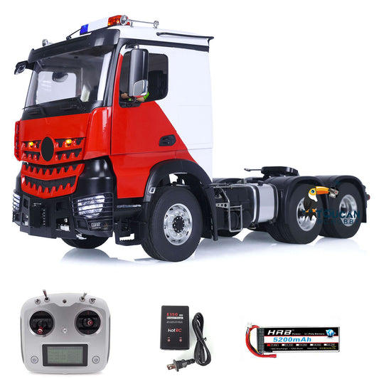 LESU 6*6 1/14 RTR 1851 3363 RC Tractor Truck Electric Radio Controlled Car Simulation Model 2Speed Gearbox Light Sound