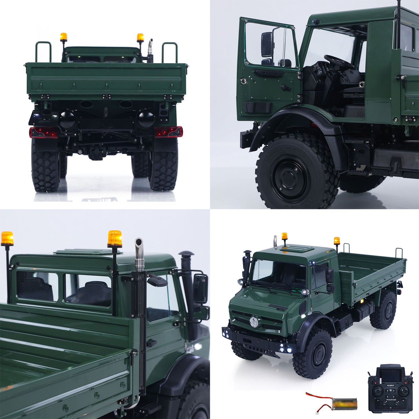 RTR LESU U4023 4X4 1/14 RC Off Road Vehicle Metal ATV Remote Control Light Truck MT44023 Model Light Sound Wheel Reduction Differential Locks