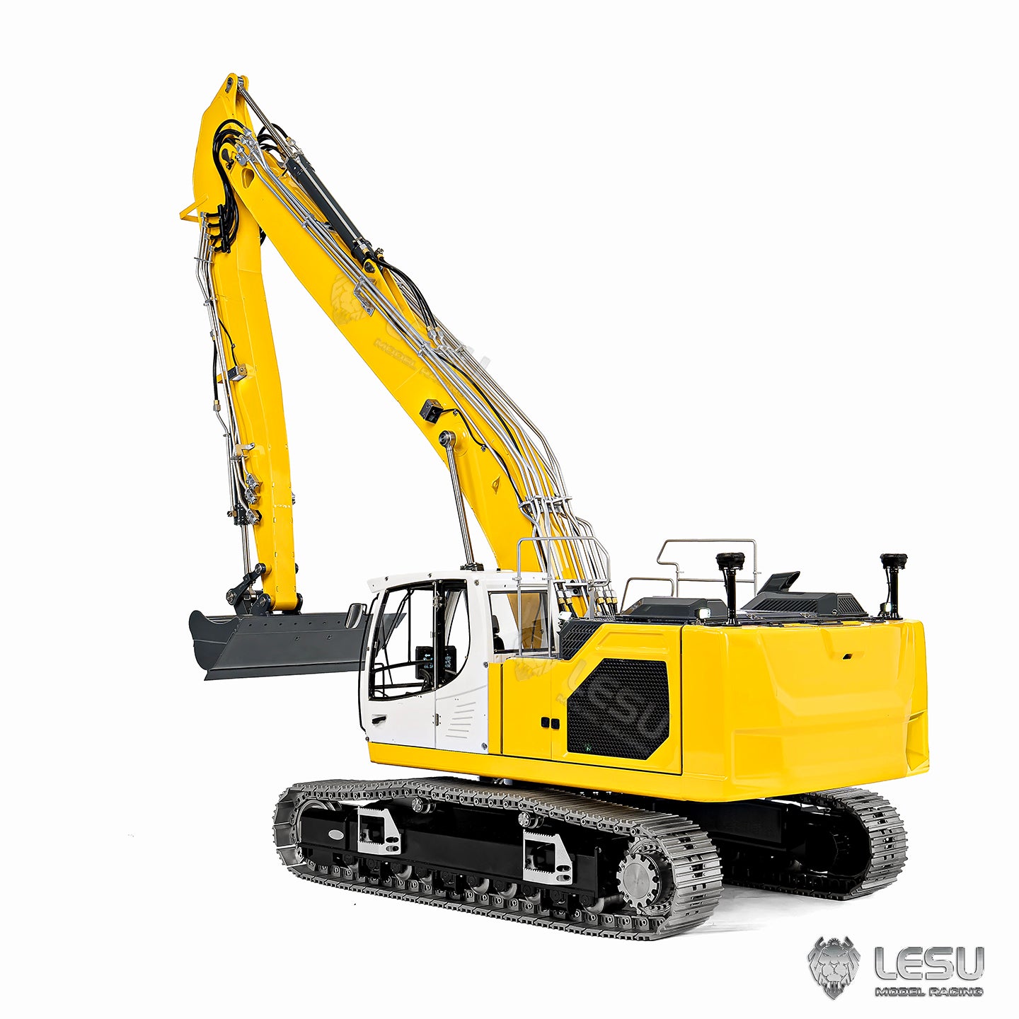 LESU 1/14 RC Hydraulic Excavator AOUE LR945 CNC Long-reach Digger RTR Radio Control Model Light 7CH Valve Paladin PL18EV LITE