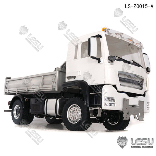 LESU 1/14 4*4 Metal Chassis TGS RC Hydraulic Dumper Radio Control Truck Model Decorative Light Parts Opitonal Versions Battery Charger