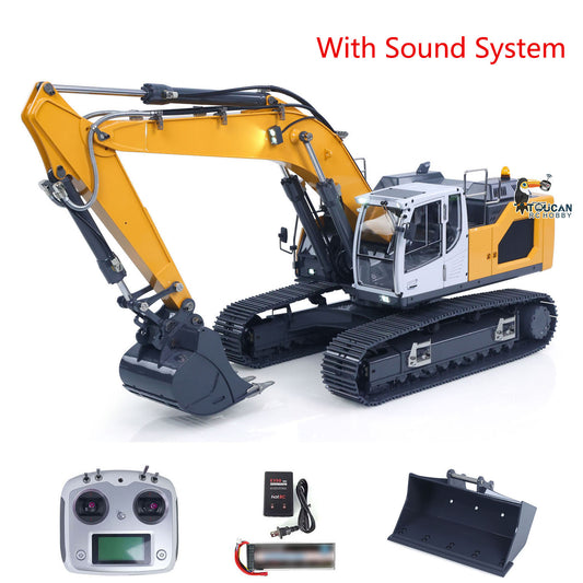 US STOCK LR945 1/14 RC Hydraulic Excavator RTR Metal Radio Control Construction Vehicles