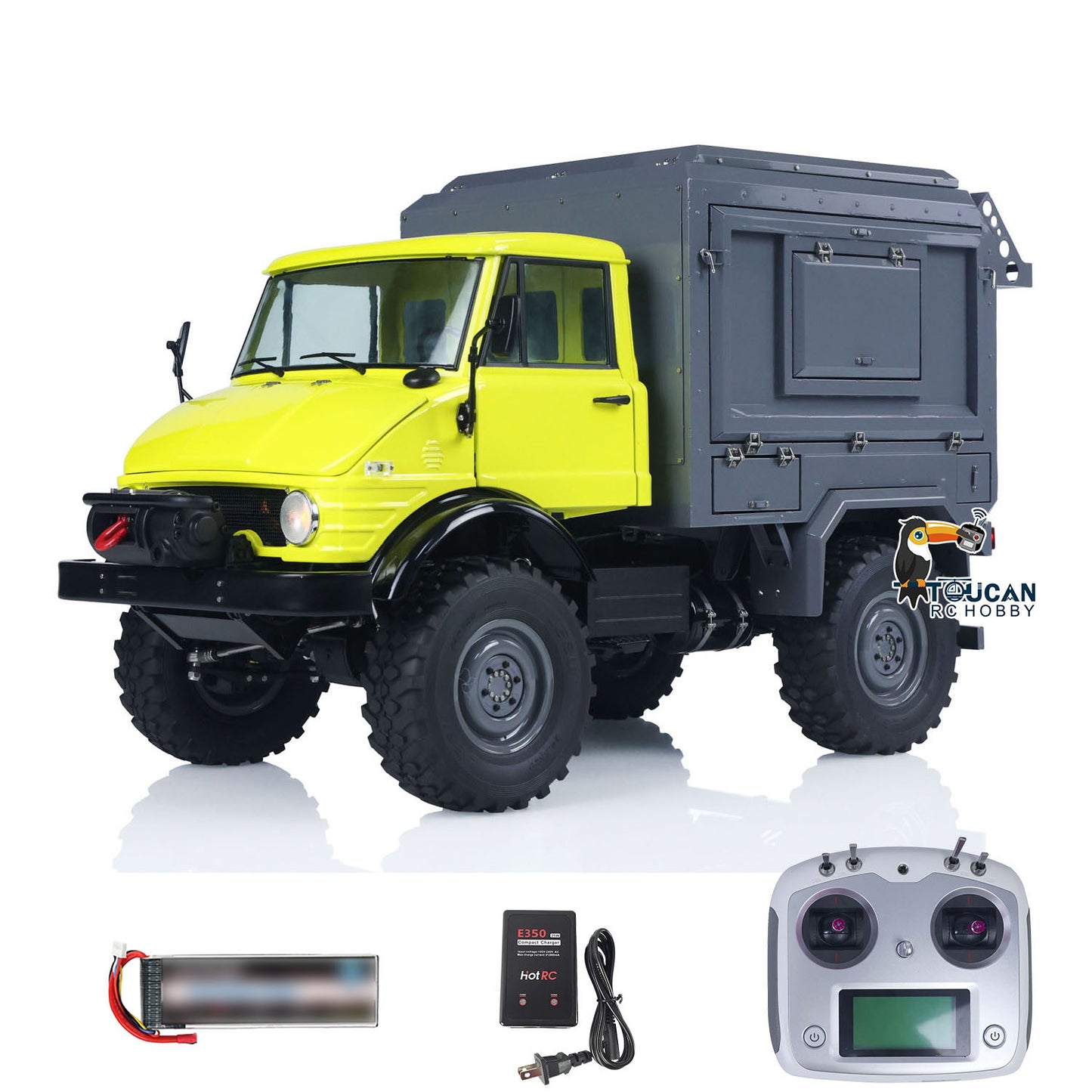 Metal LESU 1/10 4*4 RC Off-road Car RAVE-UM406 Electric Remote Control Recreational Vehicle 2Speed Gearbox Winch