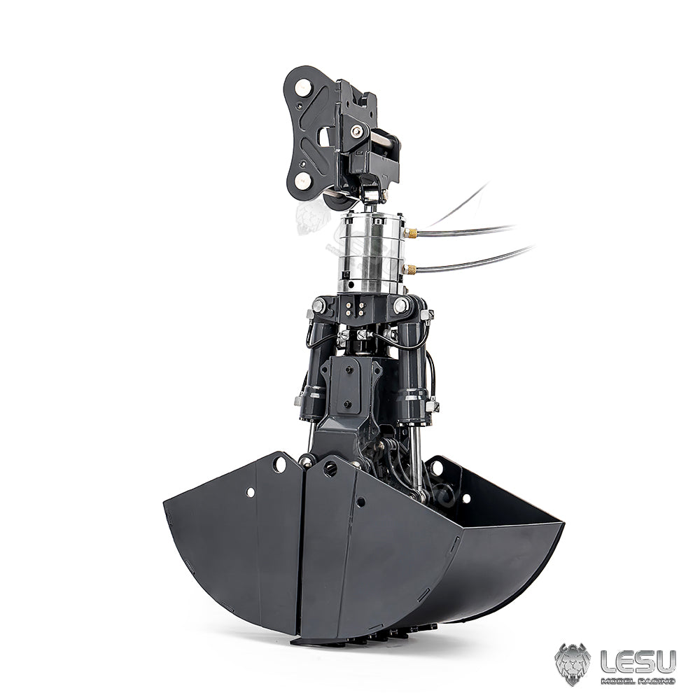Metal Clamshell Bucket for LESU C374F 1/14 Hydraulic RC Excavator Digger Model
