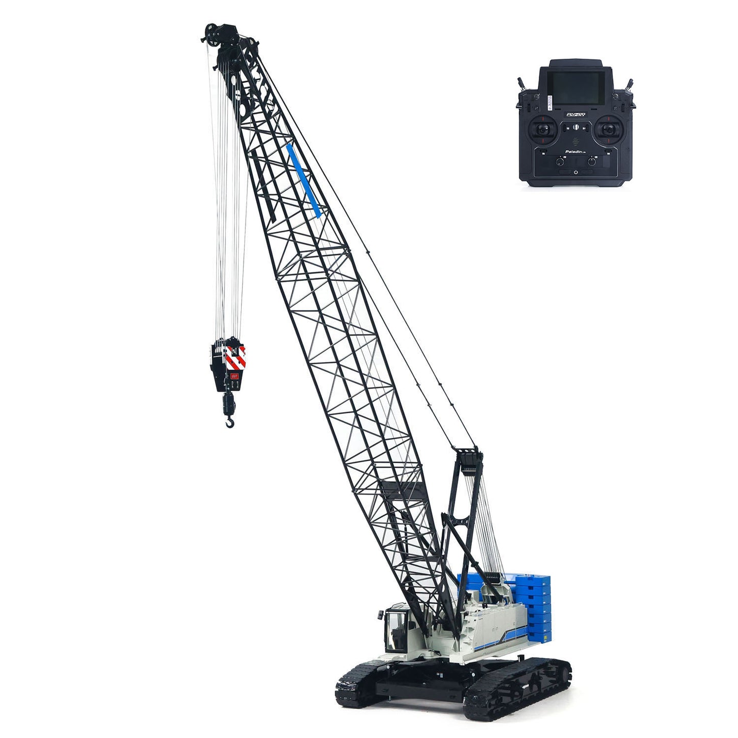 Pre- Order Metal 1/14 RC Hydraulic Crawler Crane C1200 Remote Control Construction Vehicle Flysky PL18 LITE Radio Brushless Motor Battery