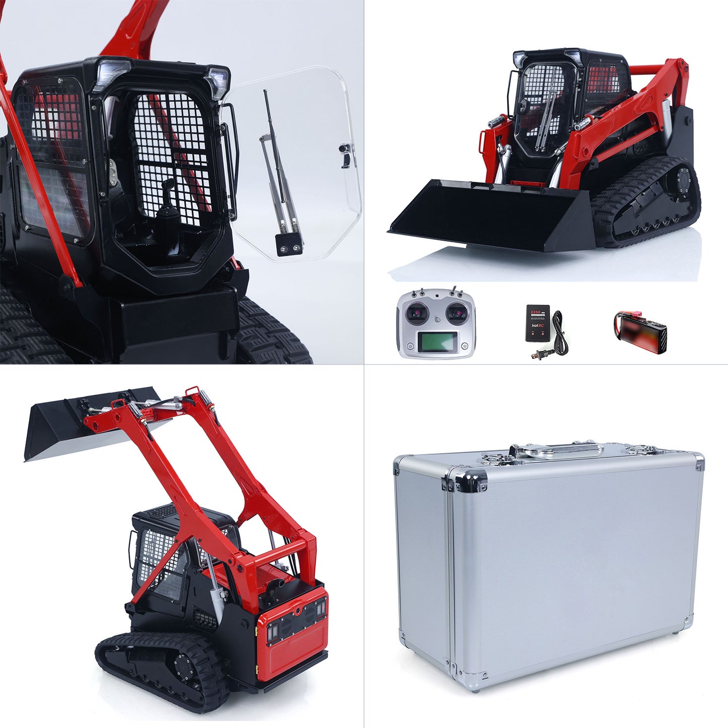 ONLY ONE Fast Shipping 1/14 Hydraulic RC Tracked Loader SM770 Skid-Steer Remote Control Car Model