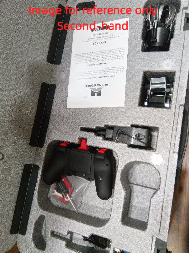 Second Hand US Stock 1/14 HUINA RC Metal Excavator Model Toys 1594 Radio Control Digger Light Sound Battery