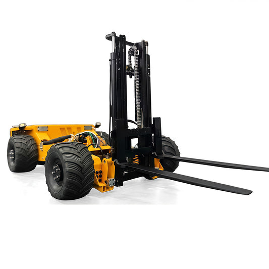 Super Frog Metal 1/14 Remote Control Hydraulic Truck Mounted Forklift BM214 Engineering Vehicle Frsky X14 Radio Lights Sounds
