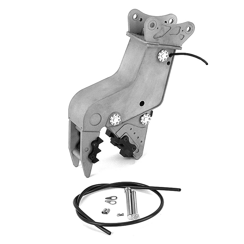 Metal Tree Digging Tool Rack Hydraulic Claw Sieve Wash Bucket Crusher Pliers for 1/14 LESU ET35 RC Hydraulic Excavator Parts