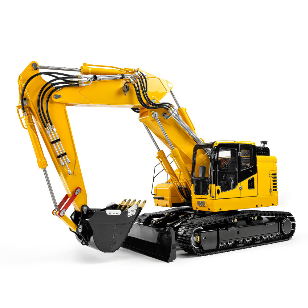 LESU 1/14 Aoue ET26L Hydraulic RC Excavator Metal Radio Control Digger Model Painted and Assembled Simulated GPS PNP/RTR Versions