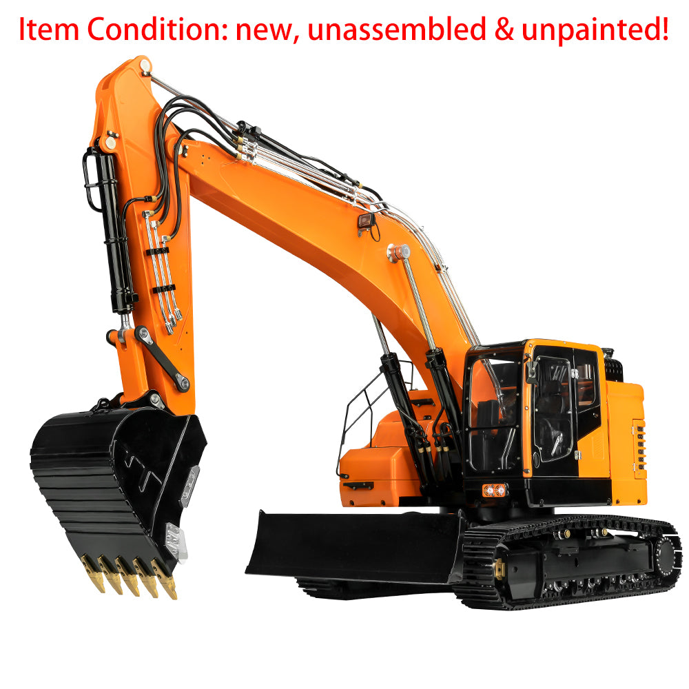 LESU Metal ET26B 1/14 RC Hydraulic Excavator Remote Control Digger Model Kits with Hydraulic System Light System Hobby Model Gift