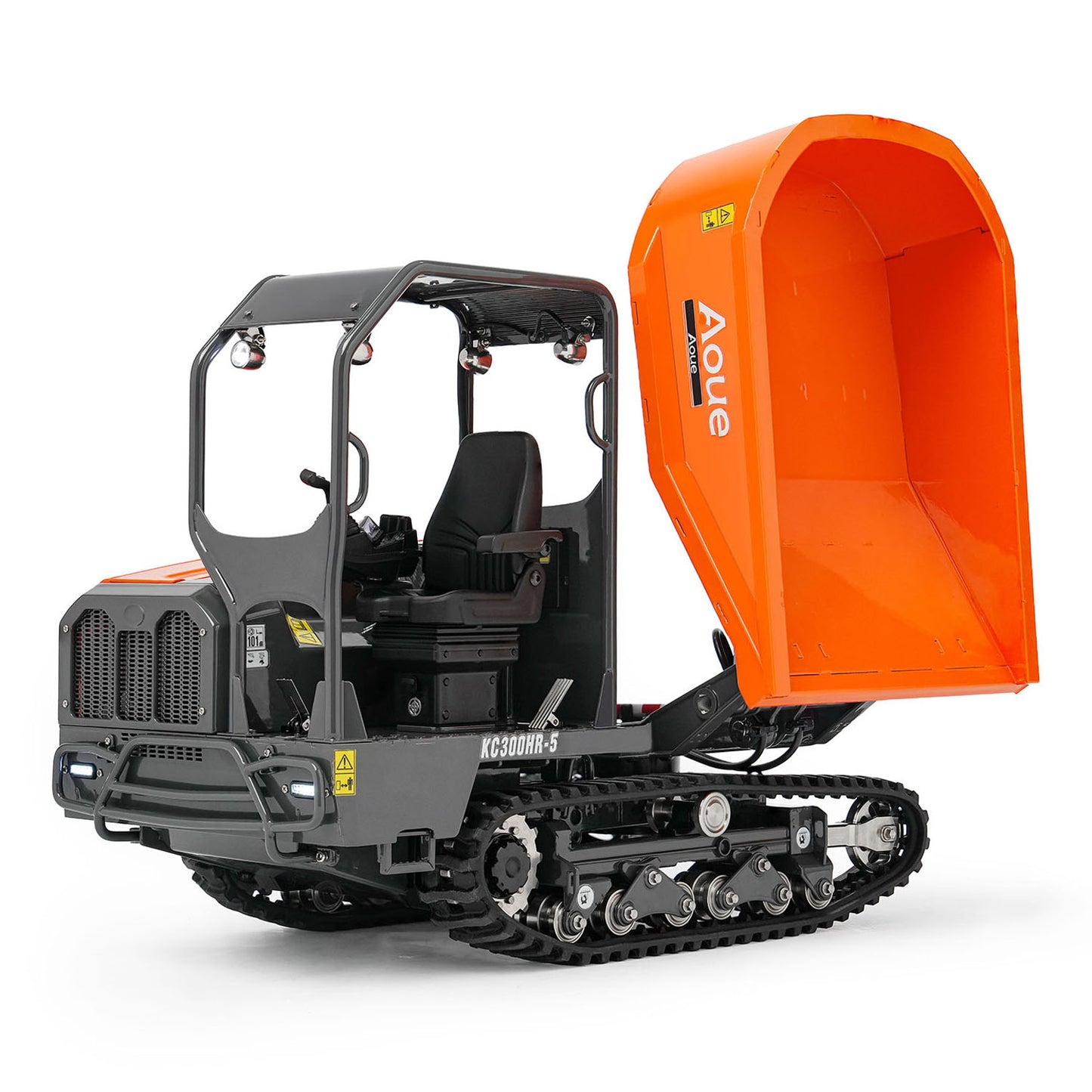 Metal LESU 1/14 Hydraulic Remote Control Tracked Dump Truck KC300HR-5 RC Dumper Model 180 Degree Rotation Openable Door Lights