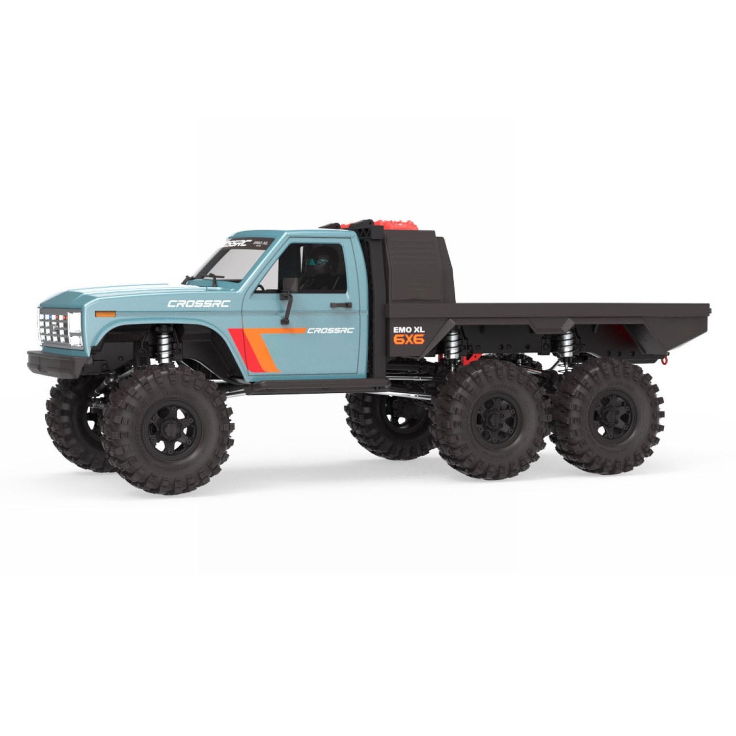 CORSSRC EMO XL 1/8 6WD 6x6 RC Crawler Car Radio Control Off-road Hauler 775*302*288mm Vehicles DIY Model 2-speed Transmission