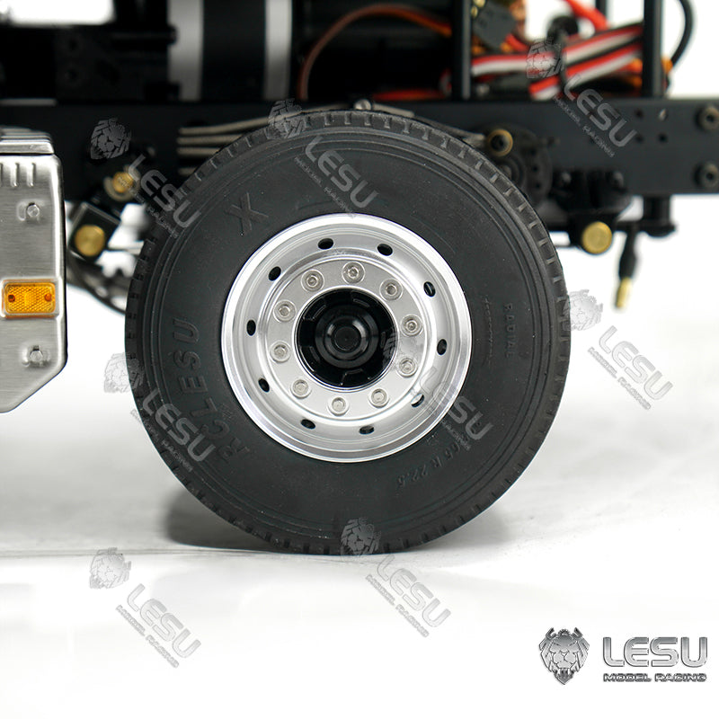 Metal Chassis Motor ESC Servo for 1/14 TAMIYE 8*8 RC Truck Trailer Vehicles Radio Control FH16 Tractor Hobby Cars