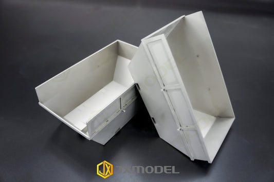 Small Bucket for JXMODEL 6x4 1/14 Scale RC Hydraulic Machine Remote Controlled Skip Loader Truck Unpainted Loaded Car Swing Arm