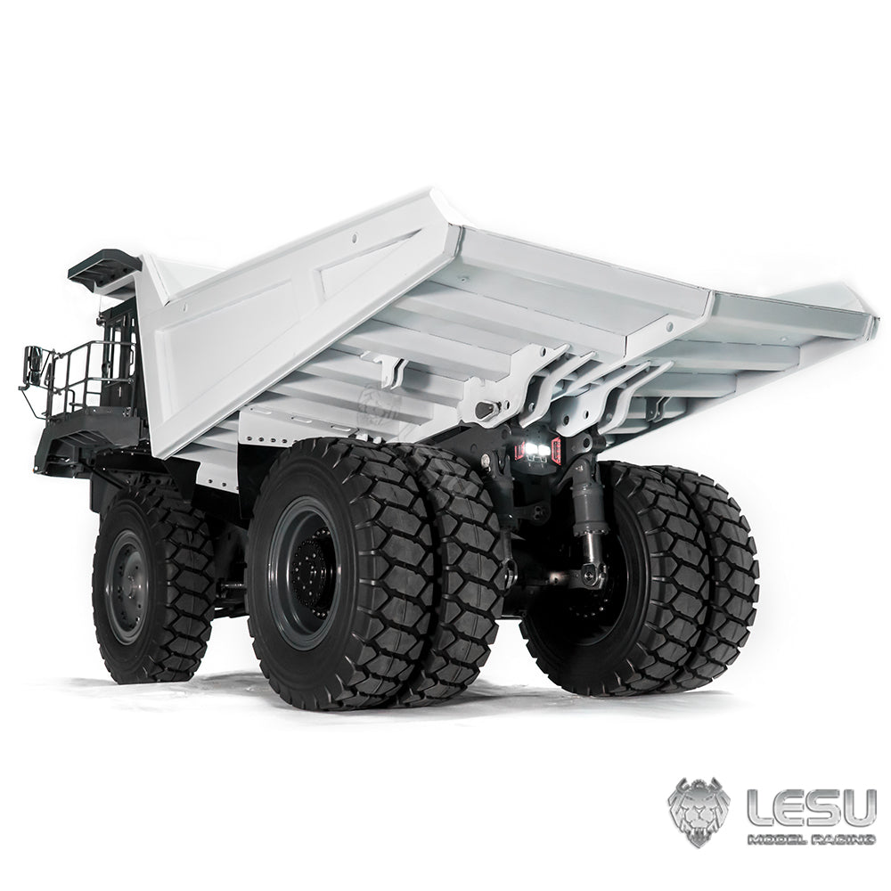 LESU 1/16 Metal Hydraulic RC Mining Truck Aoue R100E Radio Controlled Dumper Car Simulation Hobby Models DIY Construction Vehicle